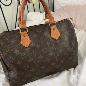 louis vuitton speedy 30 in monogram print!